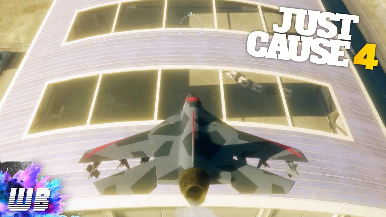 FLYING THROUGH AN AIRCRAFT HANGAR ROOF in Just Cause 4!