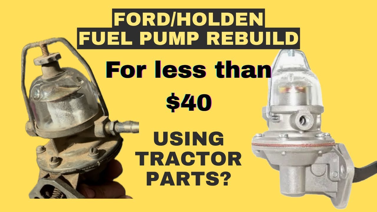 How to rebuild the Holden Ford Glass bowl fuel pump for under $40
