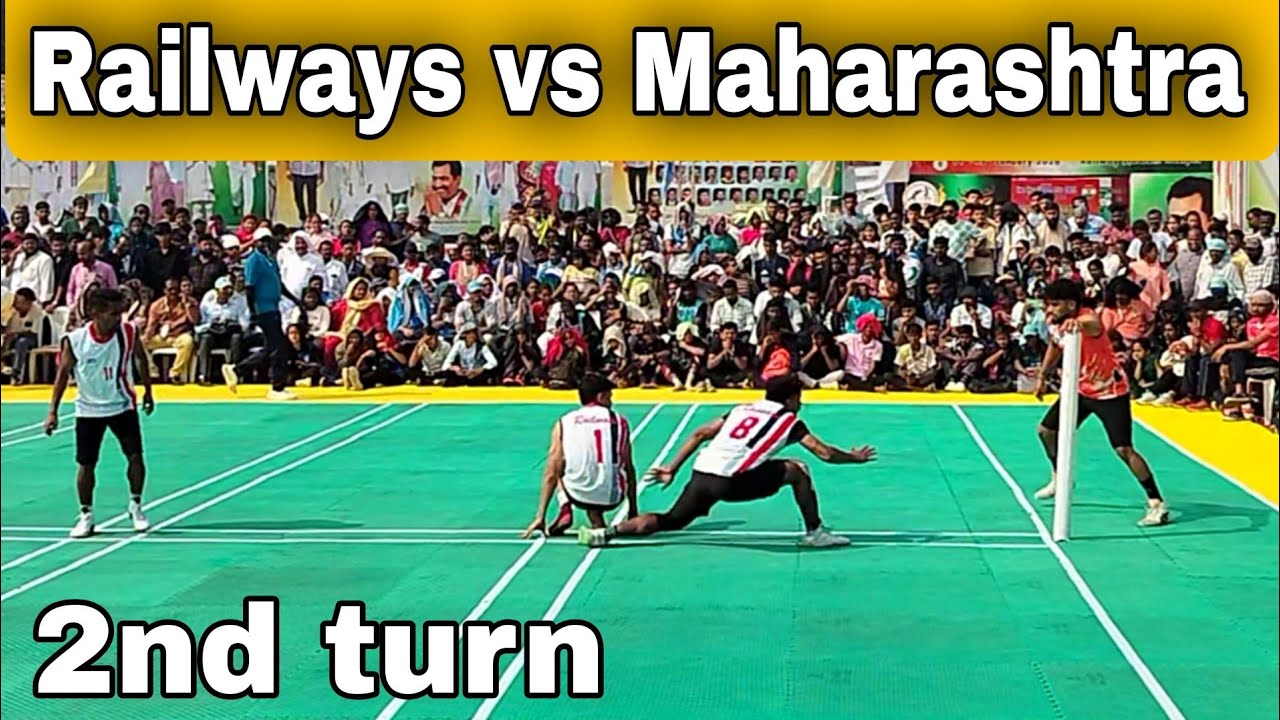 Indian Railway vs Maharashtra final match // 2nd turn // 58th senior national kho kho championship 