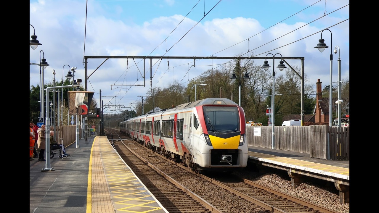 Trains at Ingatestone (GEML) on 2/4/24