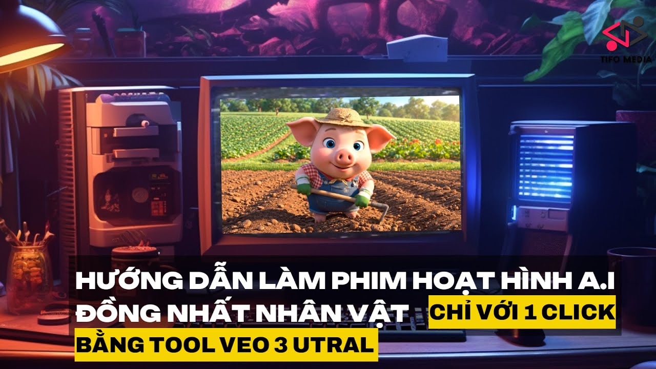 Hướng dẫn làm phim hoạt hình A.I đồng nhất nhân vật với  1 click chuột