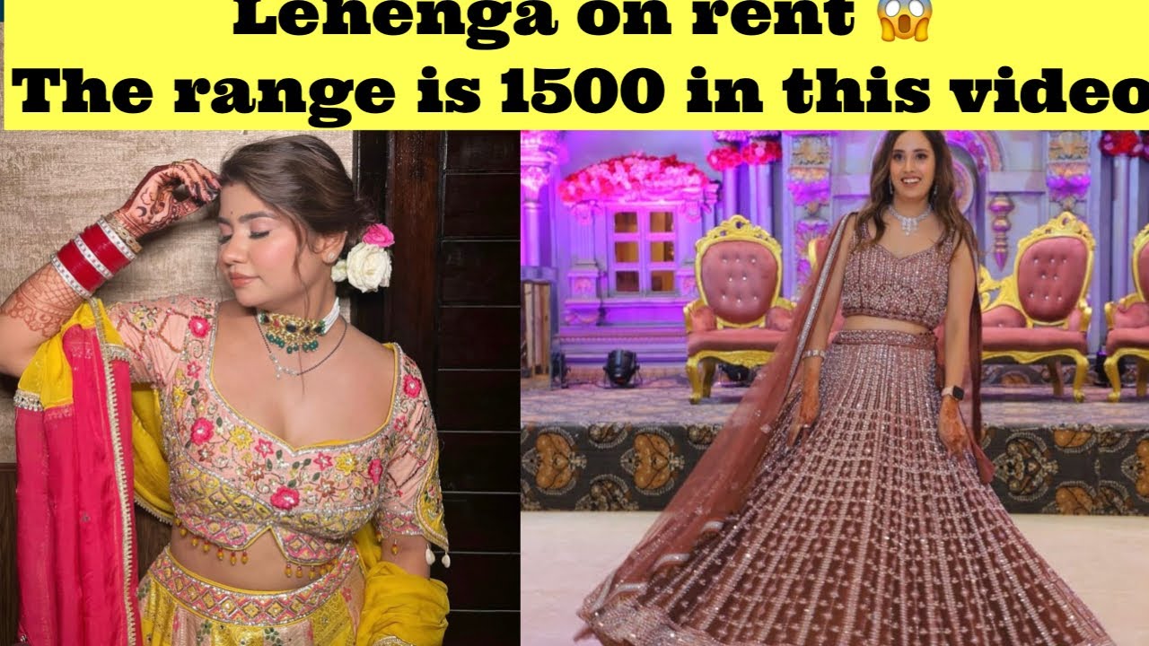Designer lehenga on Rent 🥰 #shorts #shortvideos #viral #viralvideos #reels #trending #lehengaonrent 