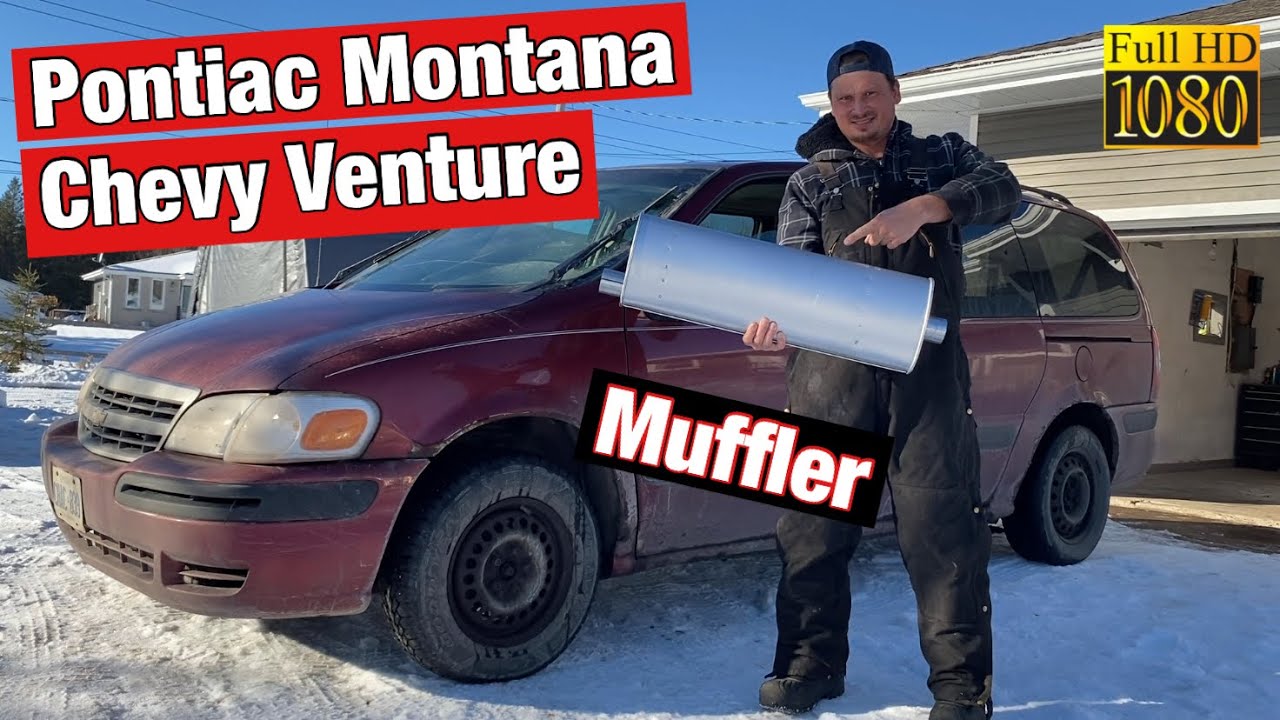 Chevy Venture muffler installation. Pontiac Montana muffler installation.