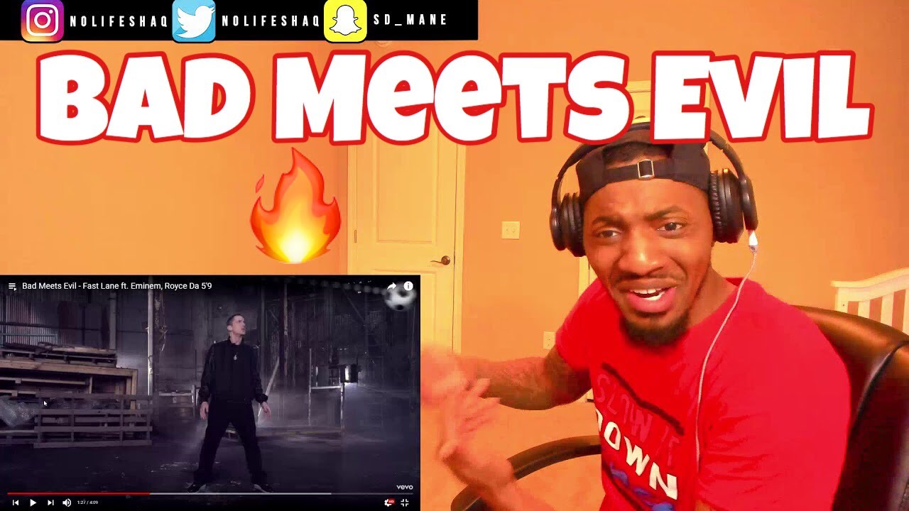 Bad Meets Evil - Fast Lane ft. Eminem, Royce Da 5'9 | REACTION