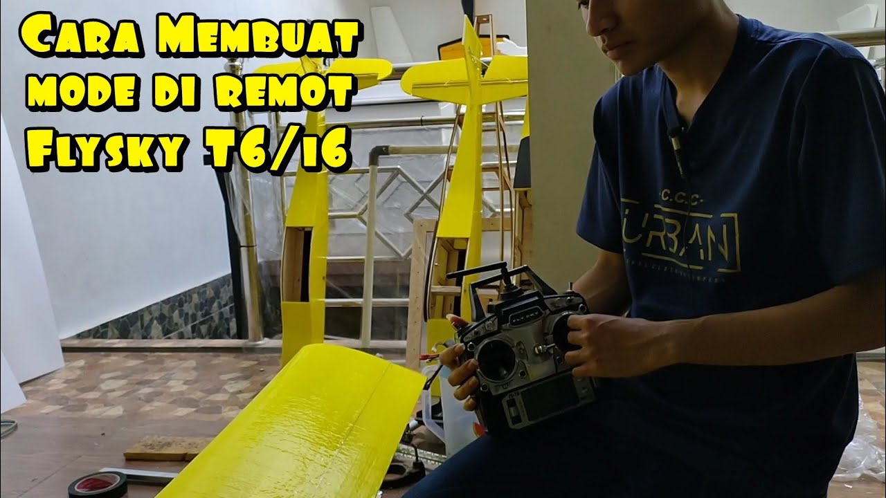 Cara Membuat Mode di remote Flysky T6/i6