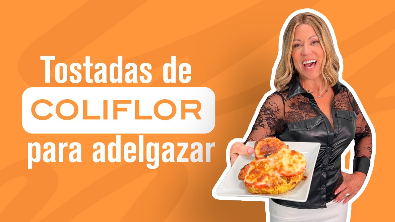 Deliciosas tostadas de coliflor para adelgazar 🍴​🧇​