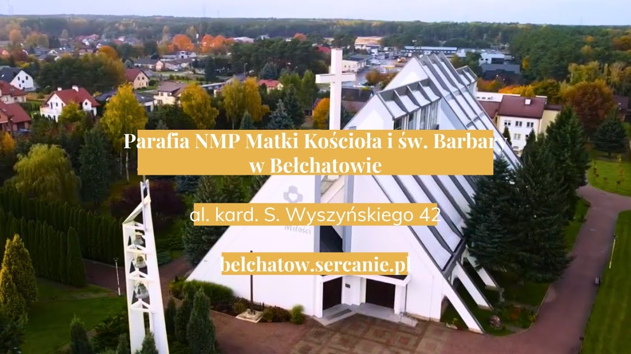 Nasza parafia... z lotu ptaka 🎥 #sercaniebełchat&oacute;w #sercanie #NMPMatkiKościoła