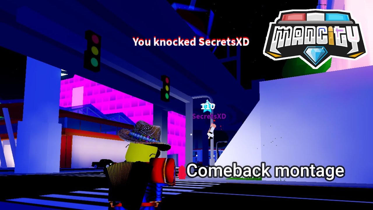 Comeback killing montage /Mad City/Roblox