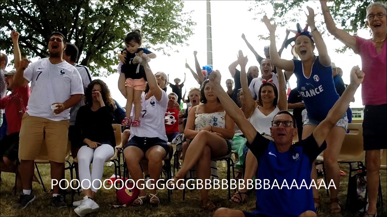 FRANCE - CROATIE 15/07/2018  à l'ESB