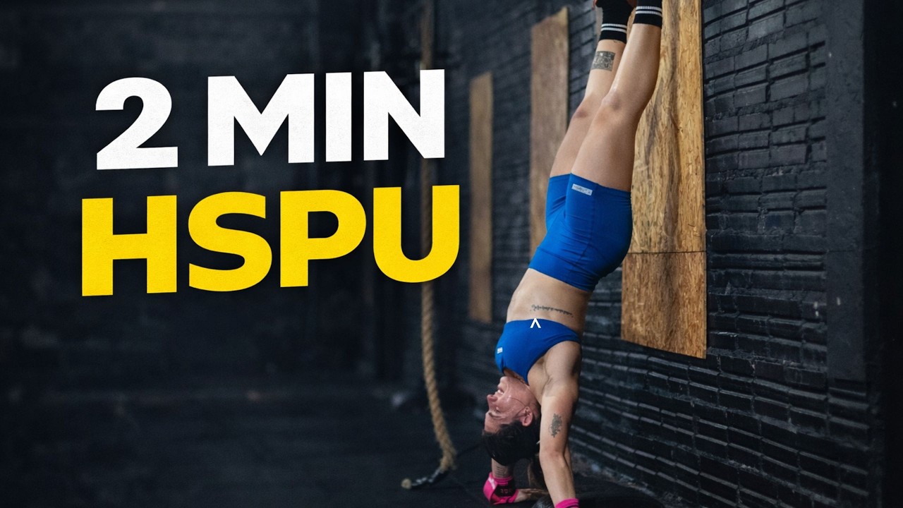 DESAFIO 2 MIN 🔥 Máximo de Strict Handstand Push Up | Resistência no HSPU