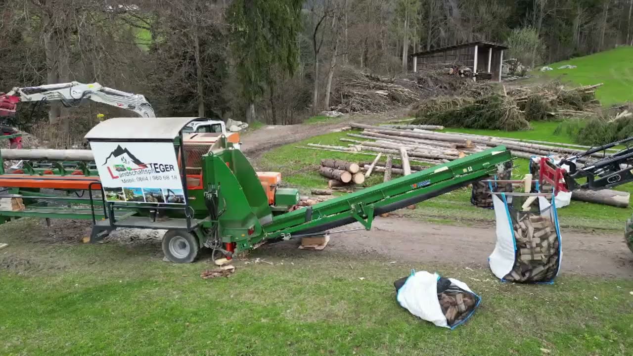 Brennholzerzeugung auf Akkord !!!