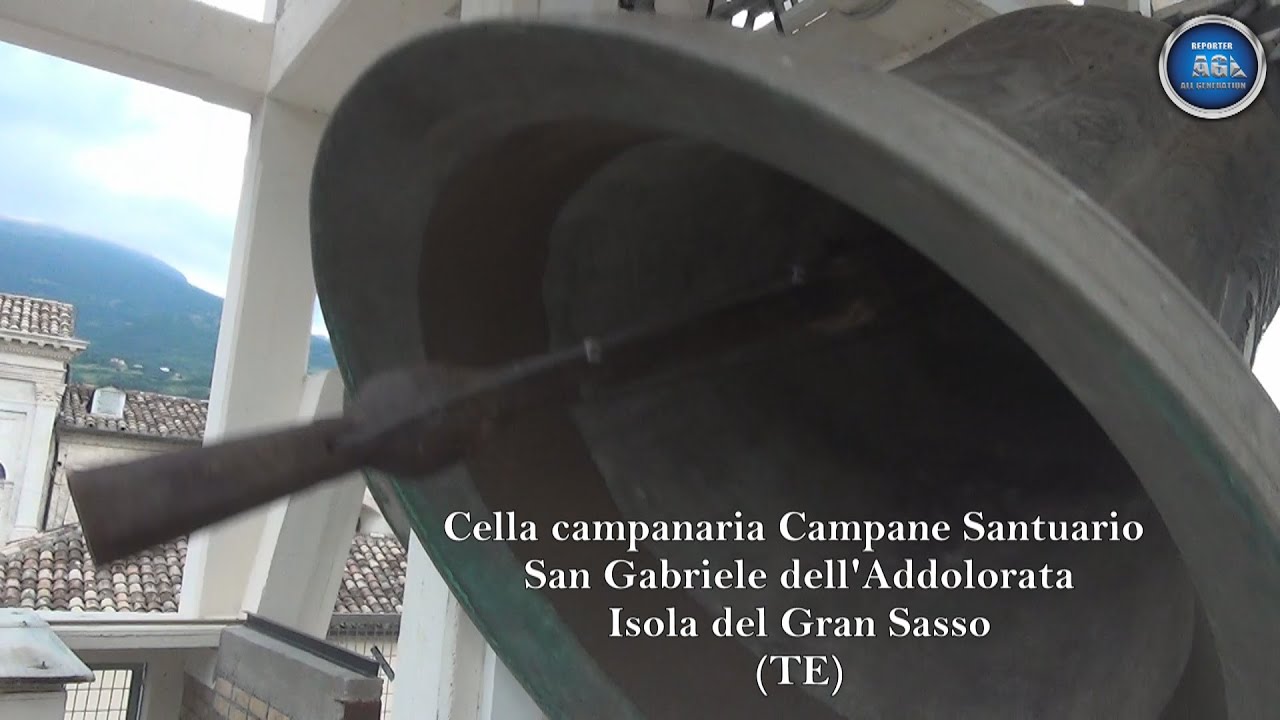 Cella Campanaria Campane Santuario S. Gabriele dell'Addolorata Isola del Gran Sasso TE  ABRUZZO