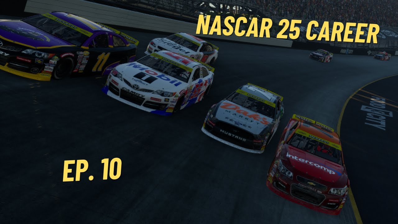4-й круг в Бристоле! Карьера в NASCAR 25, эпизод 10