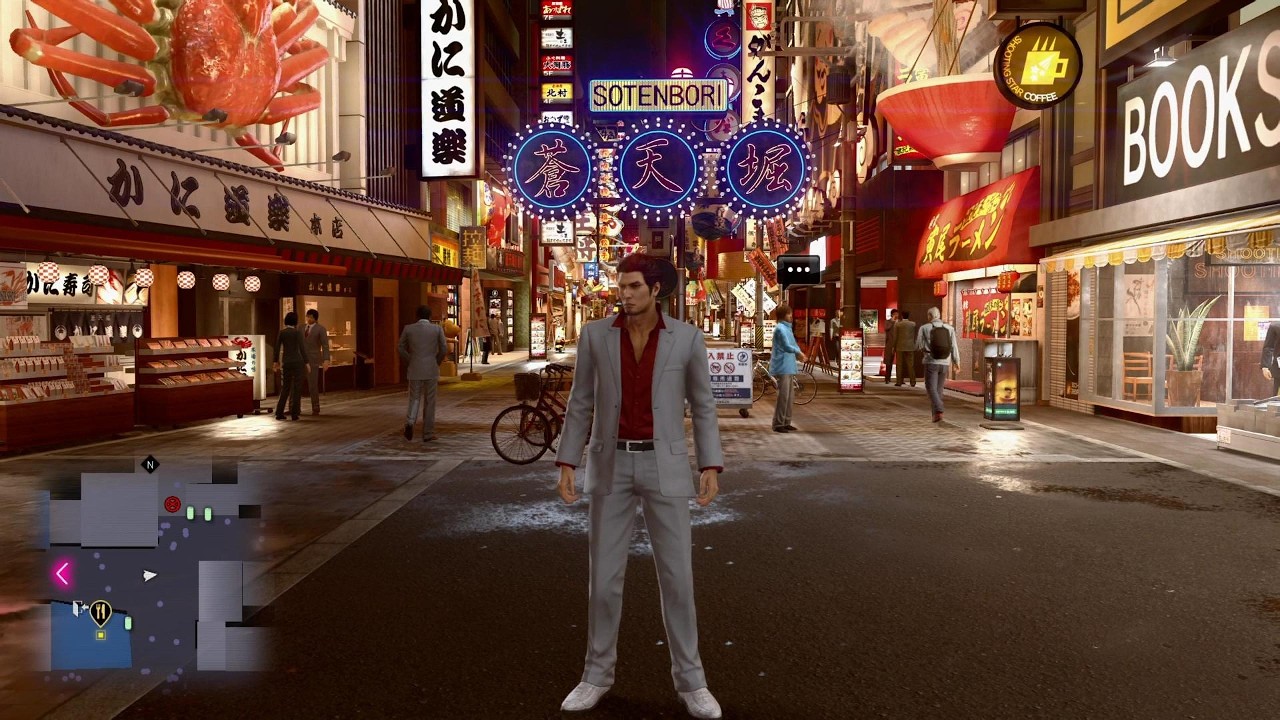 Just Kiryu Walking Through Sotenbori