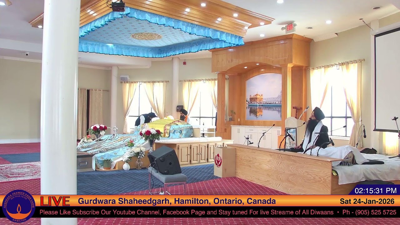 LIVE - Gurdwara Shaheedgarh Sahib Hamilton