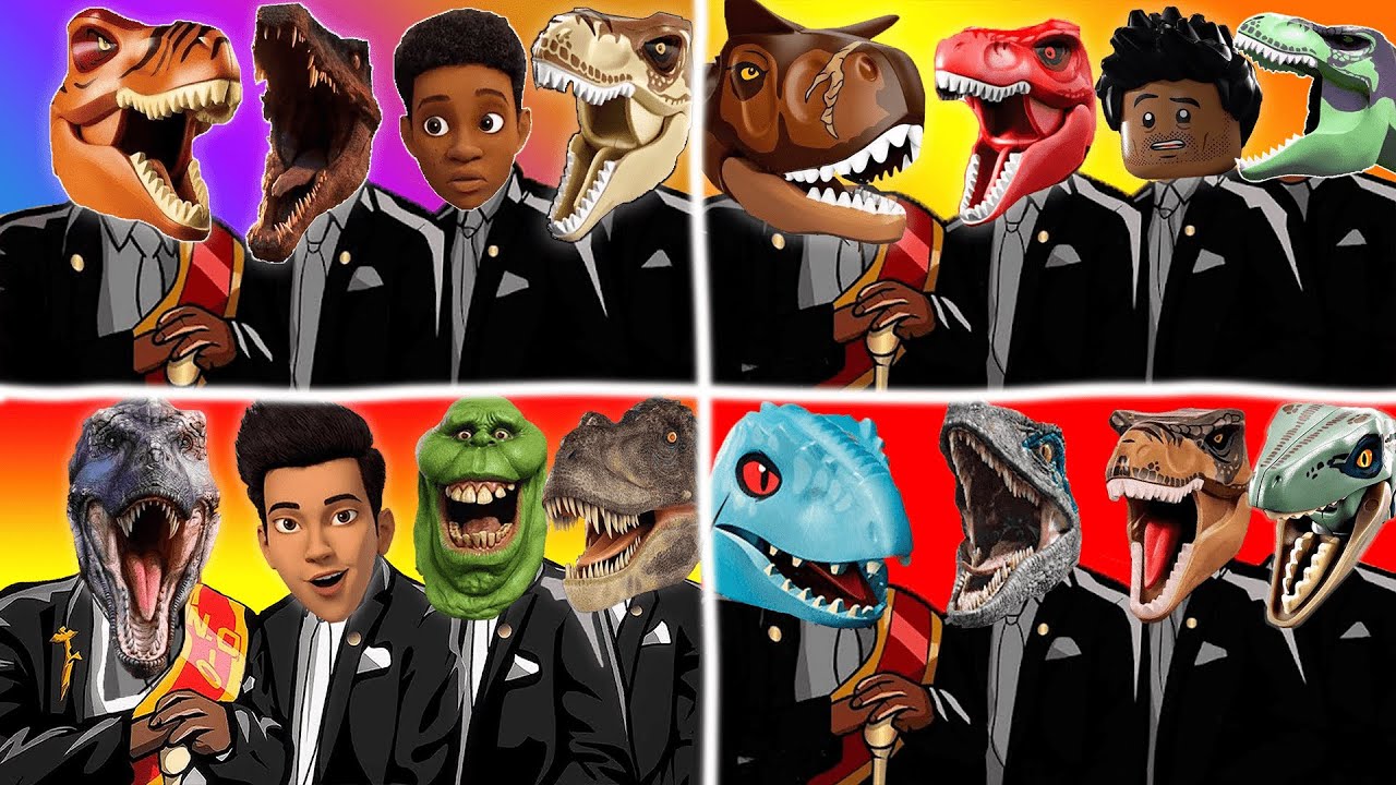 LEGO Jurassic World Camp Cretaceous 2022 MEGAMIX - Coffin Dance Meme Song Megamix Cover