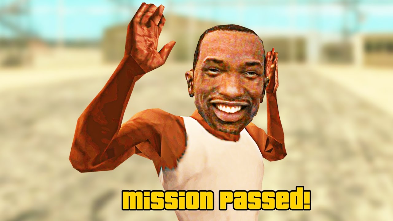 o jogo BUGOU e eu CONSEGUI PASSAR KKK - ZERANDO GTA SA SEM USAR ARMA #21