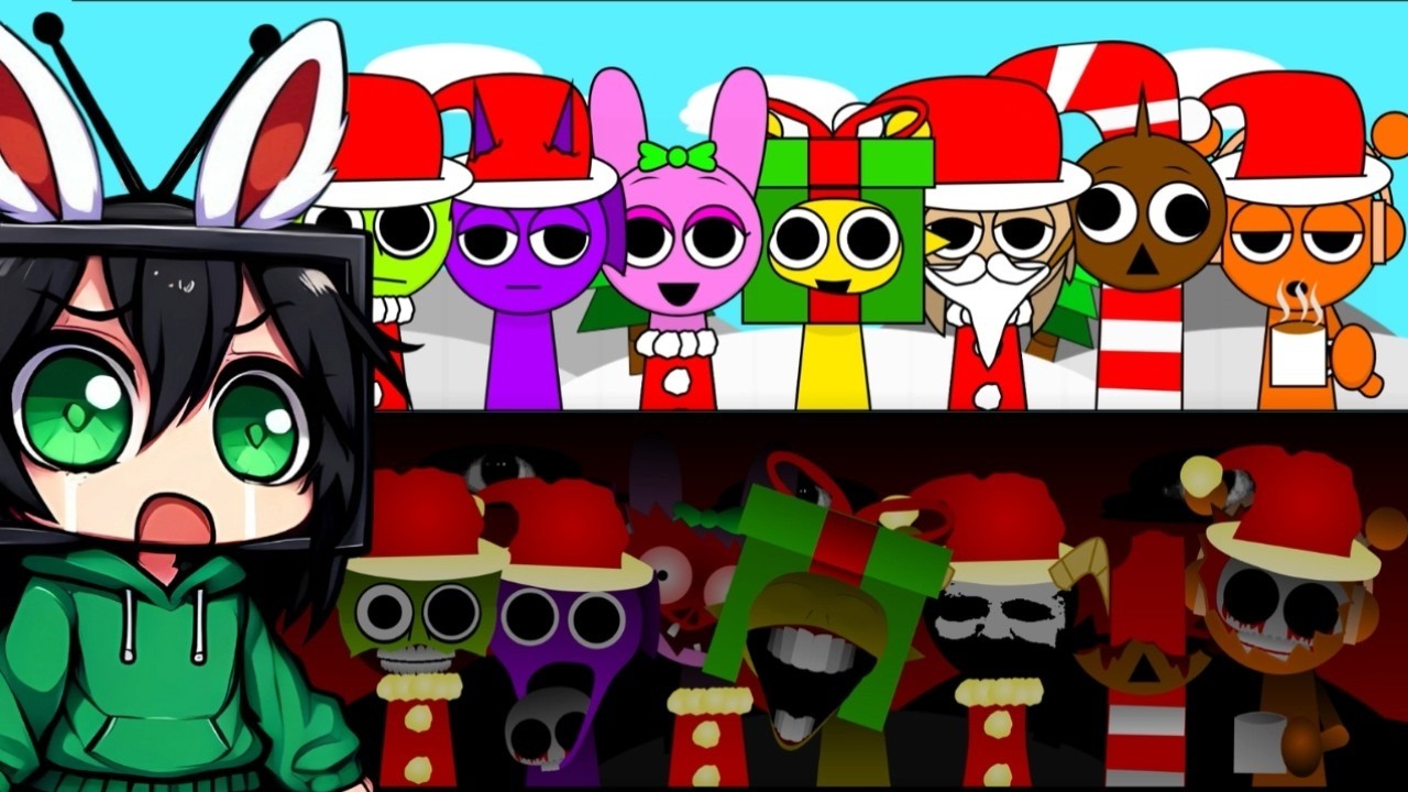 Sprunki Navideño da MUCHO MIEDO 🎅🫎 | Mod Christmas | INCREDIBOX SPRUNKI NAVIDAD |sameekg