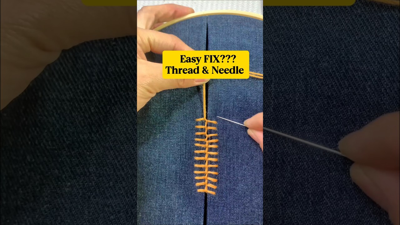 Beginner friendly | How to fix ripped on clothes without sewing machine 