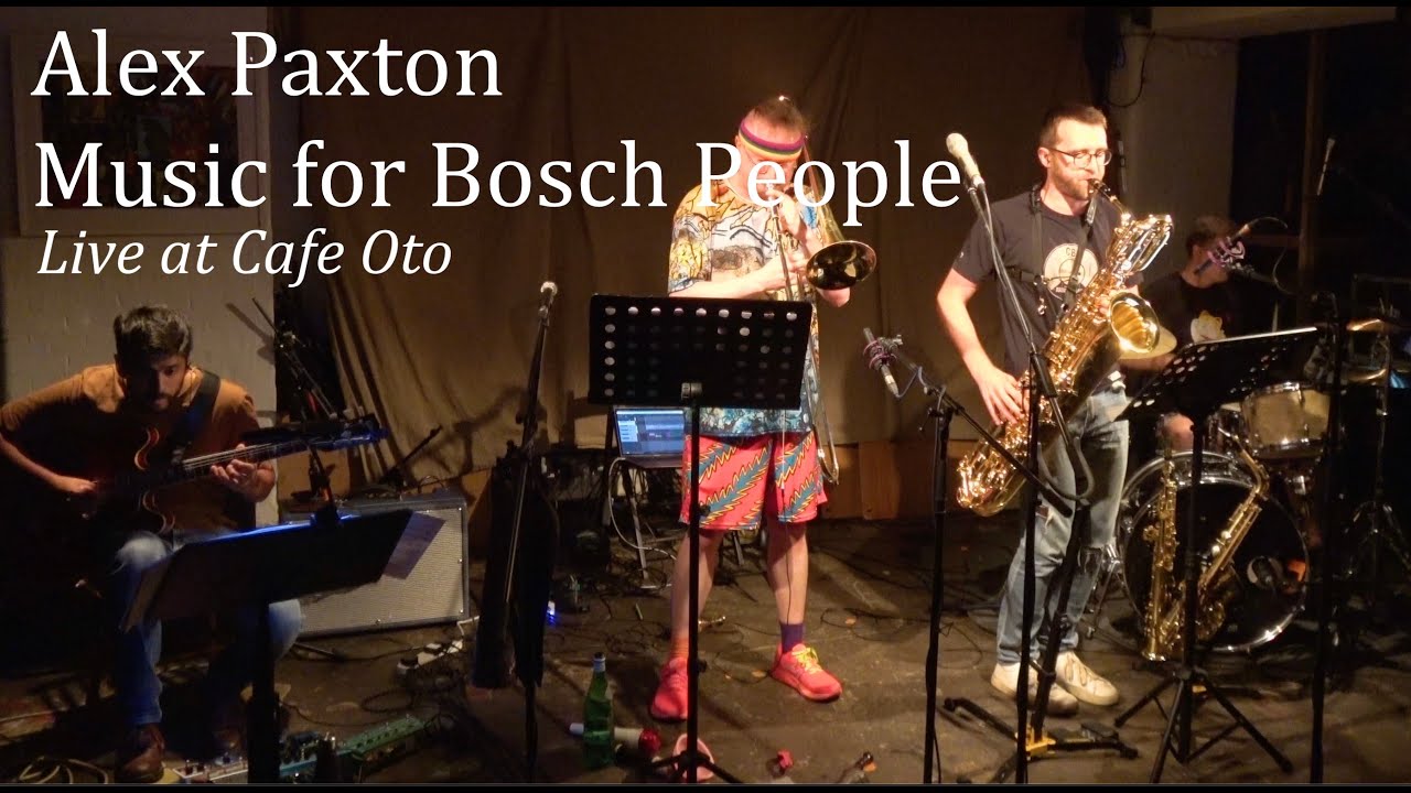 Alex Paxton. Music for Bosch People. Live @cafeotodalston