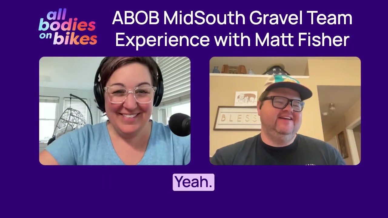 All Bodies on Bikes Mid South Gravel team experience with Matt Fisher