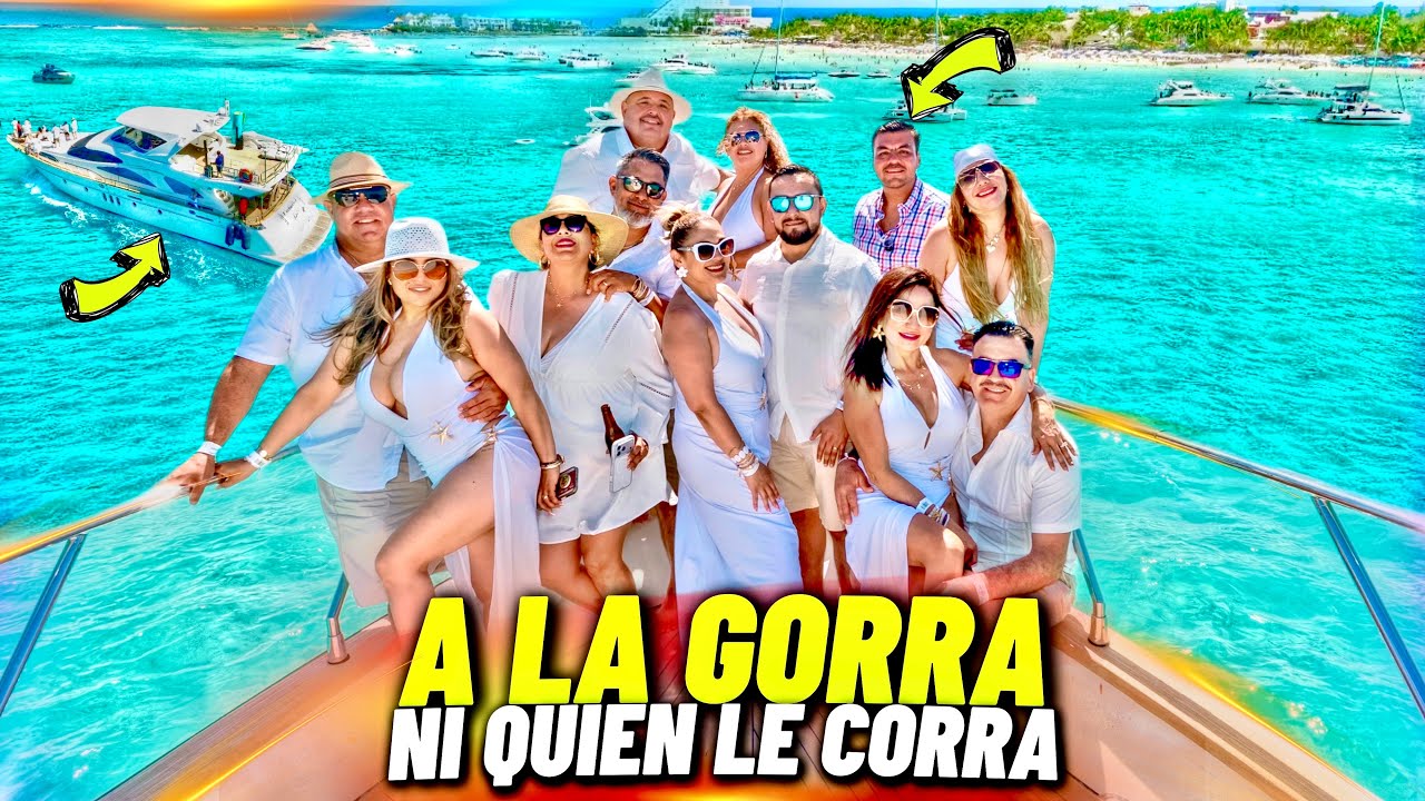 en CANCÚN nos COLAMOS en un YATE.. hubo y pasó de todo 🤫