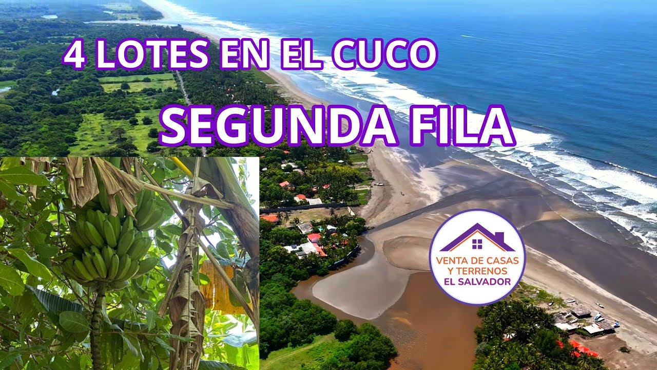 Se Venden 4 Lotes en Hacienda San Román | Playa El Cuco | San Miguel | $20,000 | Tel +503 7299-8557