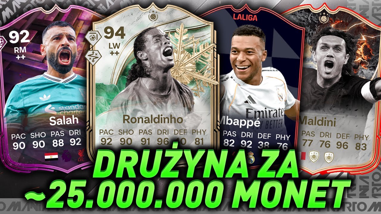 FC26 - SKŁAD ZA ~25.000.000 MONET!