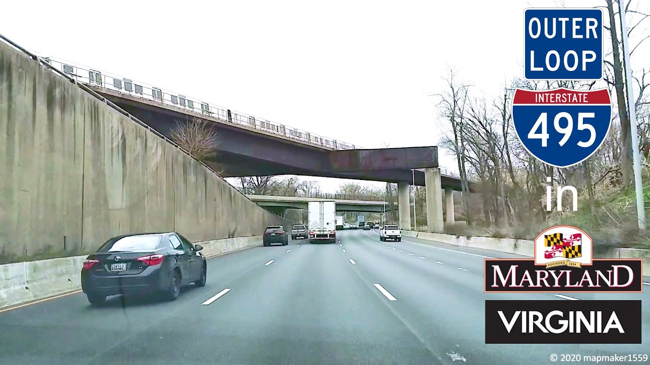 Capital Beltway (I-495 in Maryland and Virginia) Outer Loop (Full Trip)