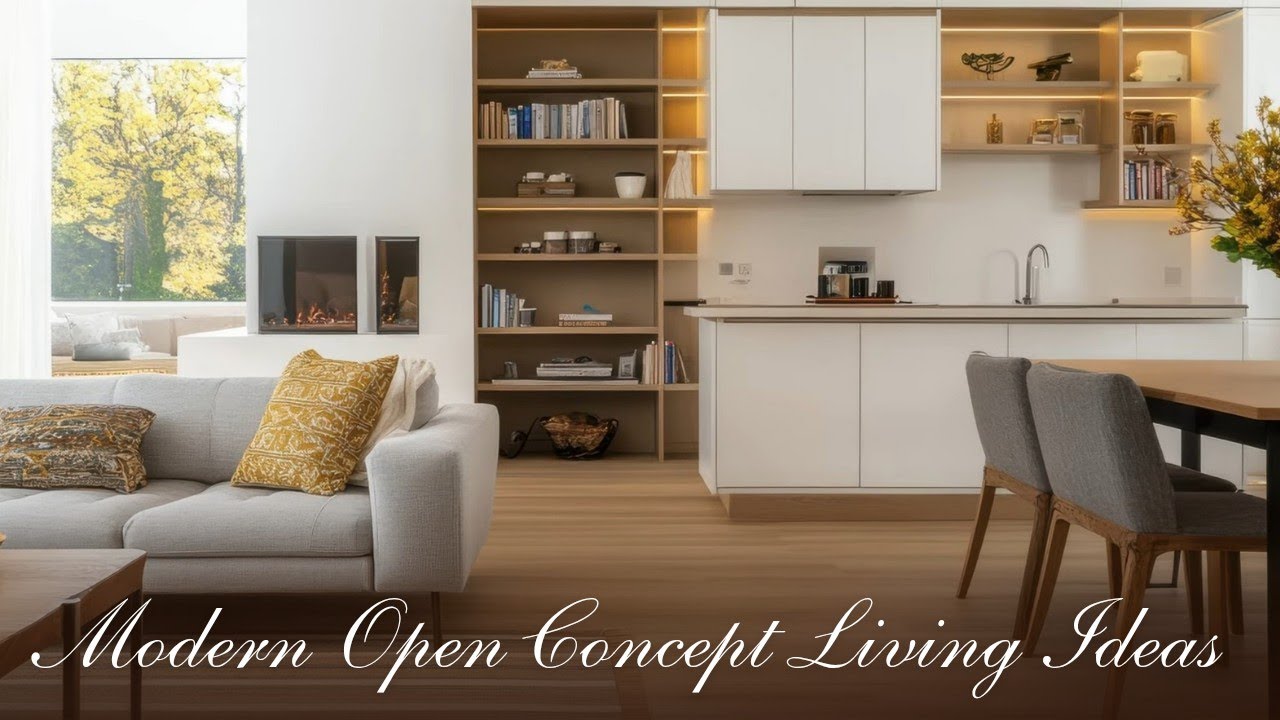 Modern Open Concept Living Ideas | Stylish & Spacious Home Design Trends 2026