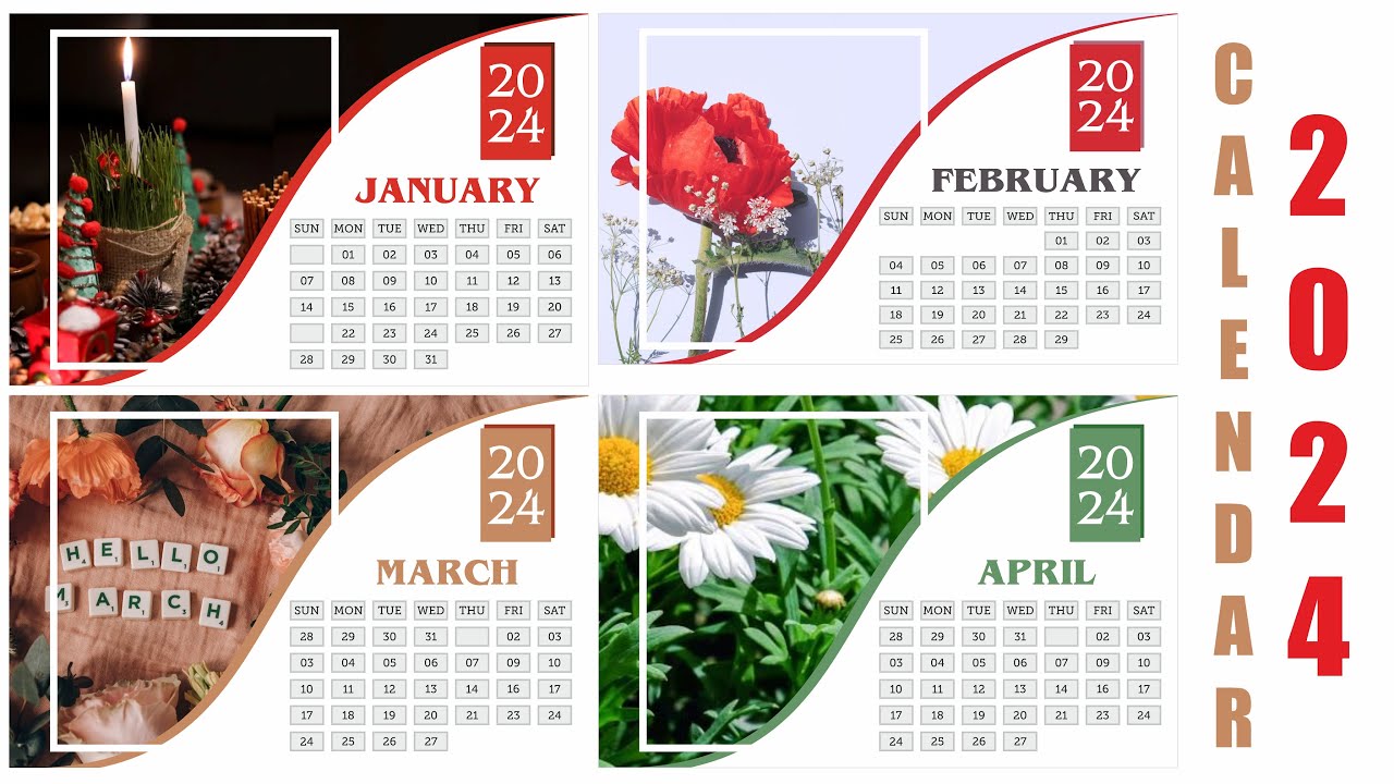 Calendar Design 2024 | How to make 2024 Calendar Design in CorelDraw