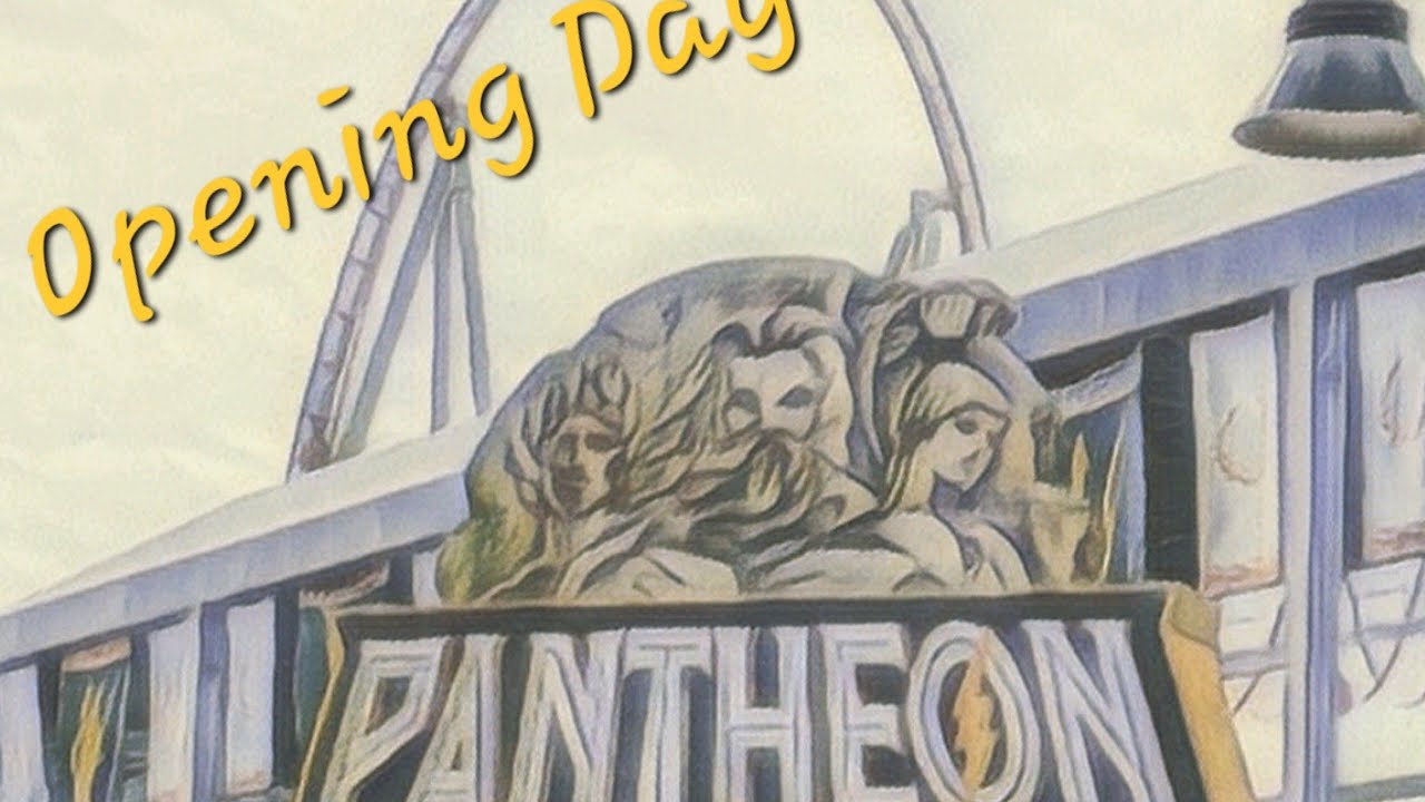 Opening day of Pantheon roller coaster, Busch Gardens, VA