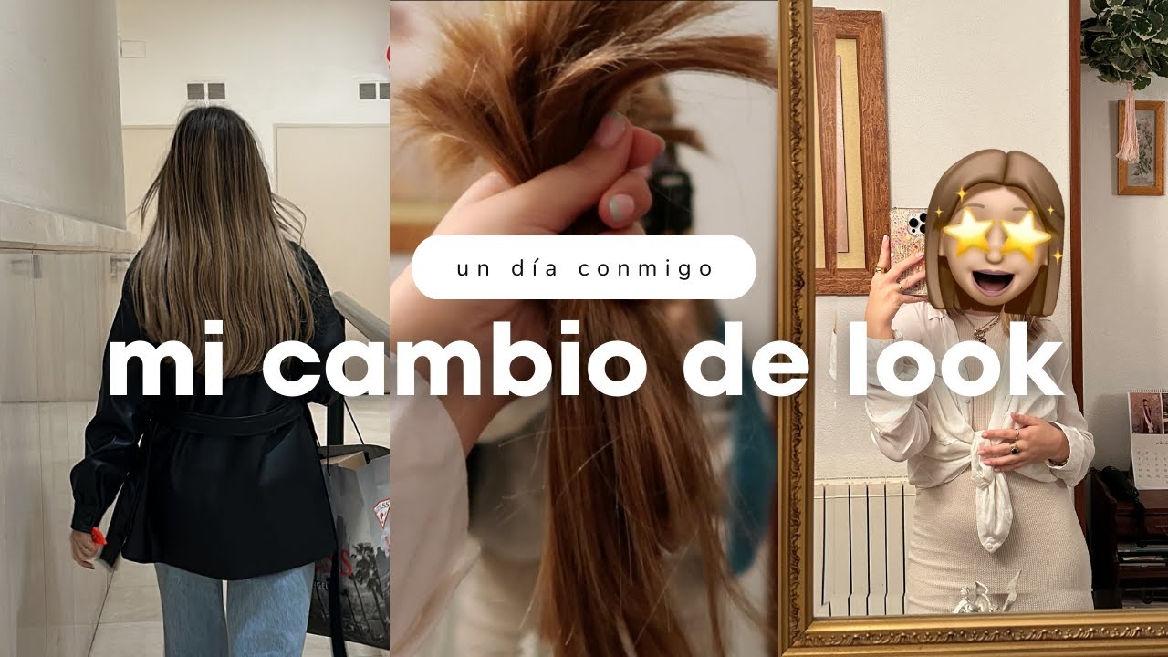 MI CAMBIO DE LOOK ✂️🫢 | un día conmigo 🎀🤍