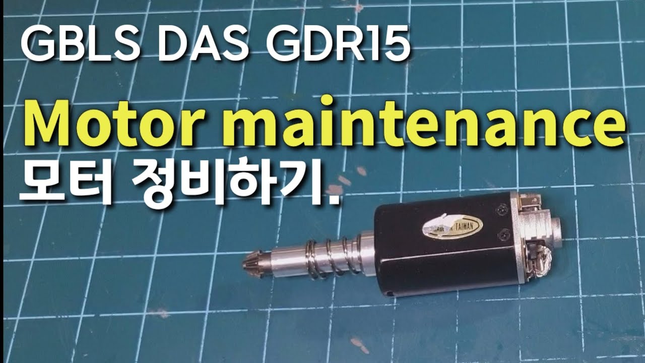 GBLS DAS GDR15 Motor maintenance / 에어콕킹증상 원인과 모터정비하기