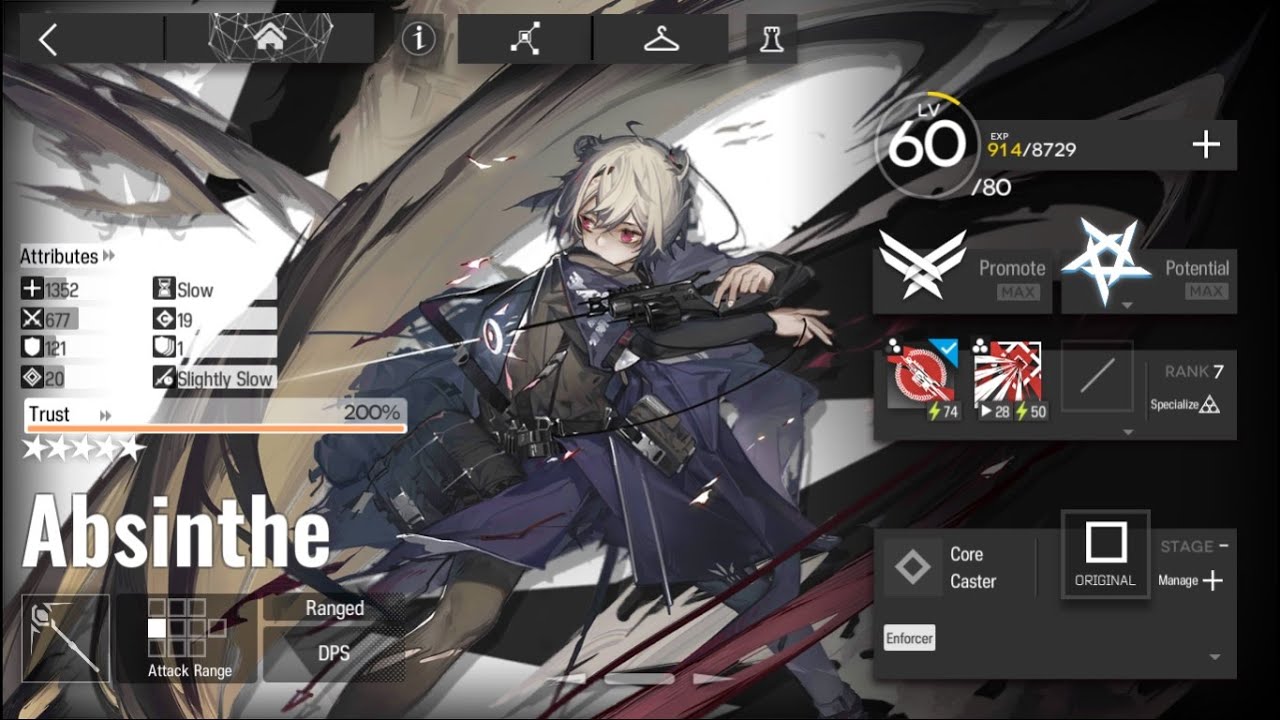 Arknights Absinthe Ultimate Skill Against Some Bosses