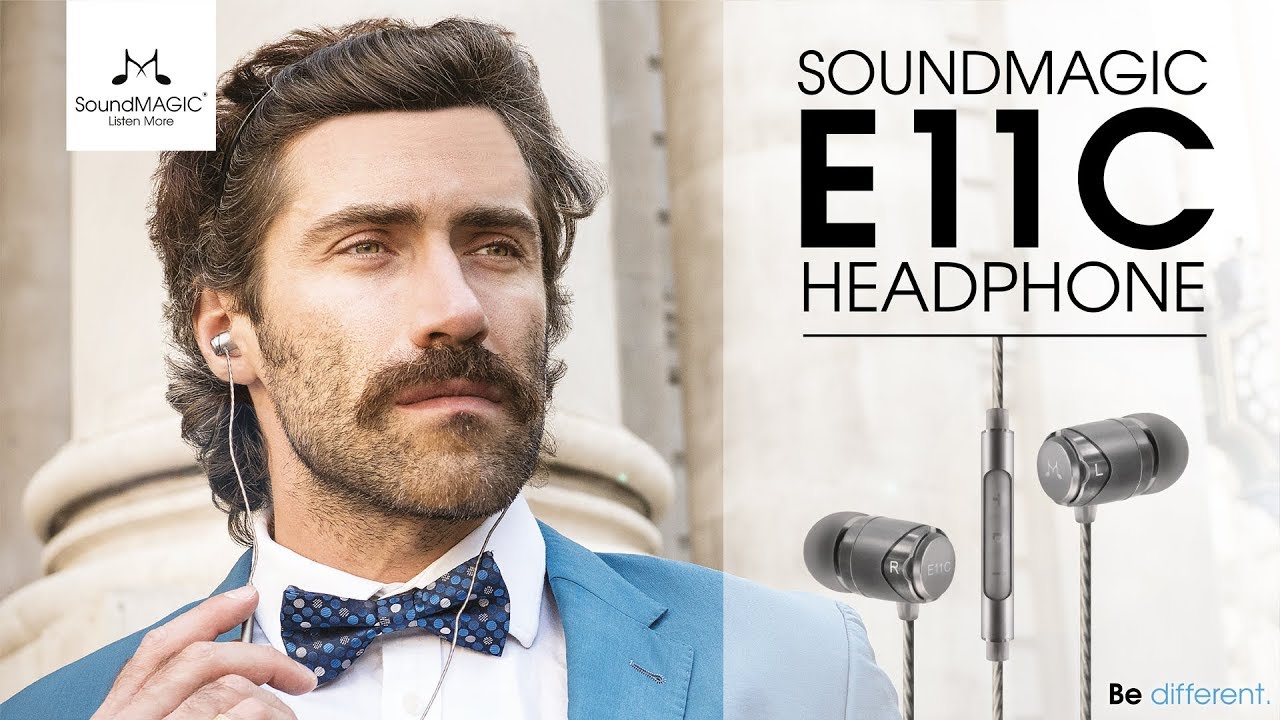 SoundMAGIC E11C - In-Ear Isolating Earphones with Mic & Remote [4K]