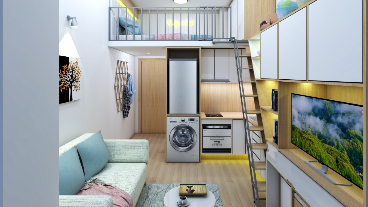 TINY APARTMENT 151sqft ( 14sqm MICRO APARTMENT TOUR ) | SPACE SAVING IDEAS | NEVER TOO SMALL