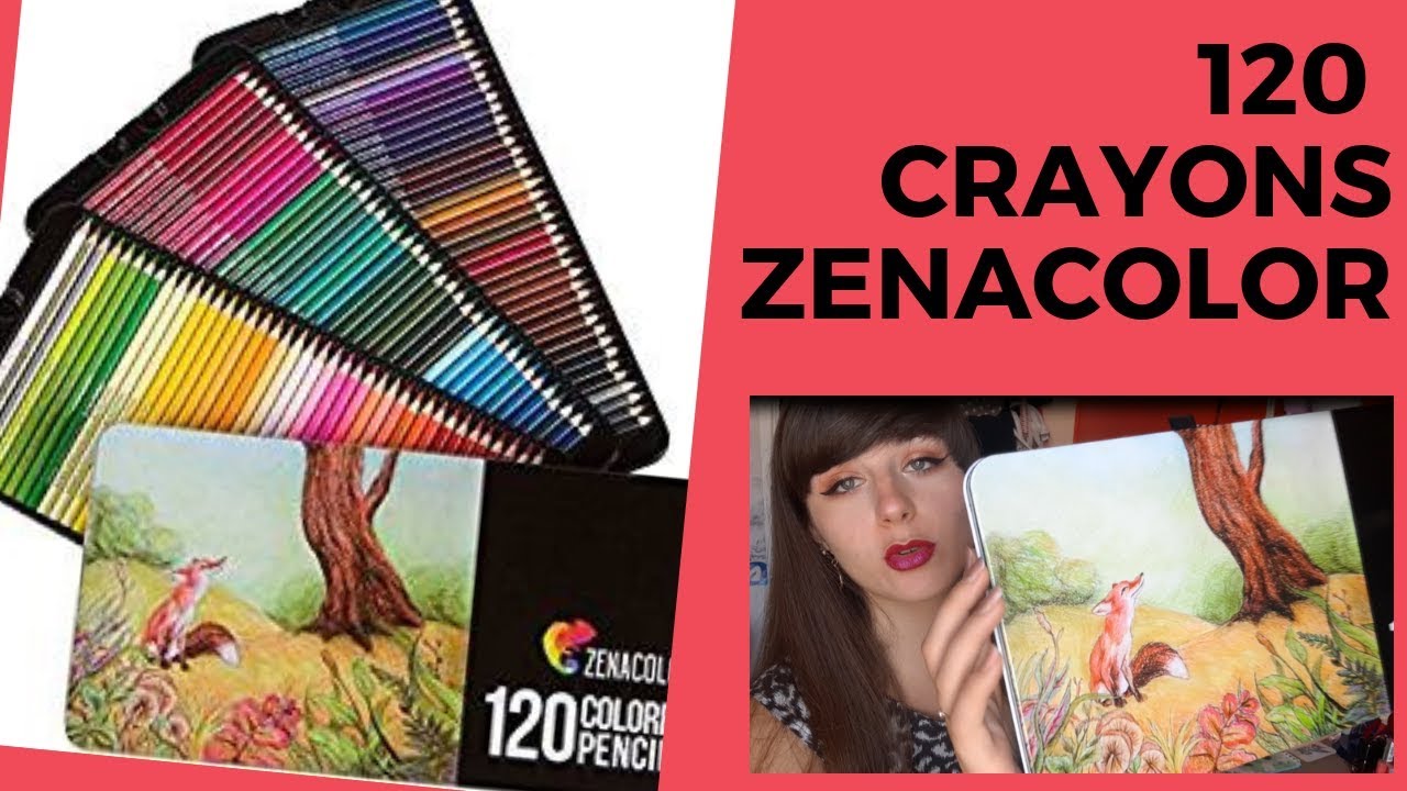 [REVUE] 120 CRAYONS ZENACOLOR : Un arc-en-ciel de nuances!