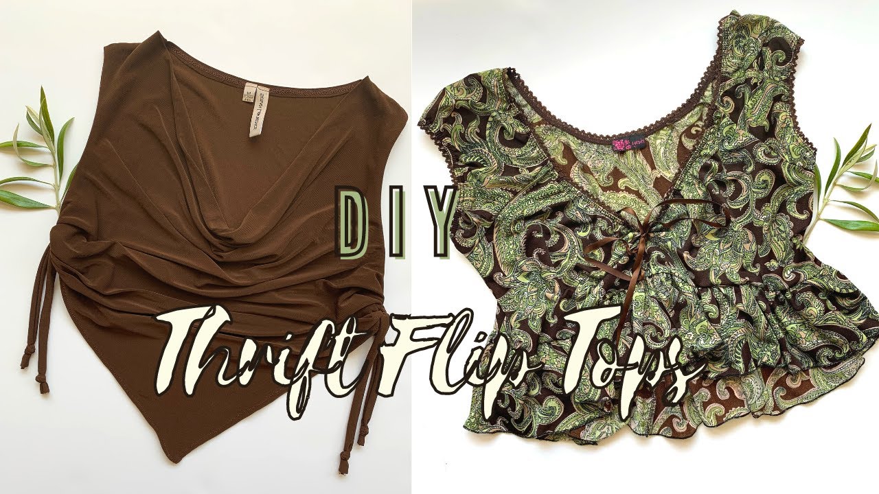 Thrift Flip Vintage Tops With Me/ Beginner Tutorial