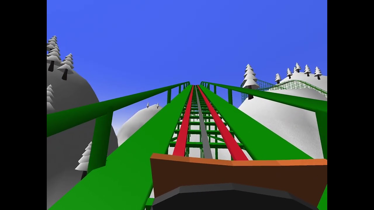 Advent Calendar Day 25: Santa’s Runaway Sleighs Goofy Wooden Coaster