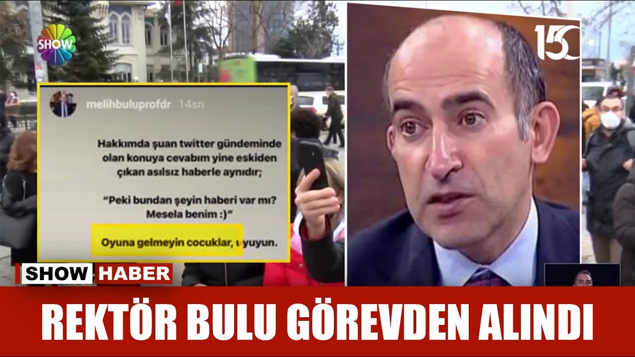 Rektör Bulu görevden alındı