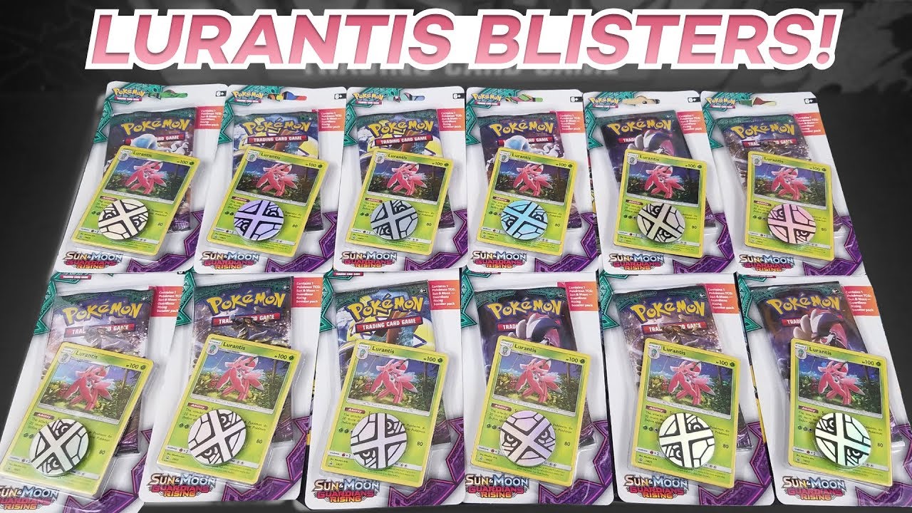 WE BOUGHT EVERY BLISTER! OPENING 12 POKEMON LURANTIS BLISTER PACKS!