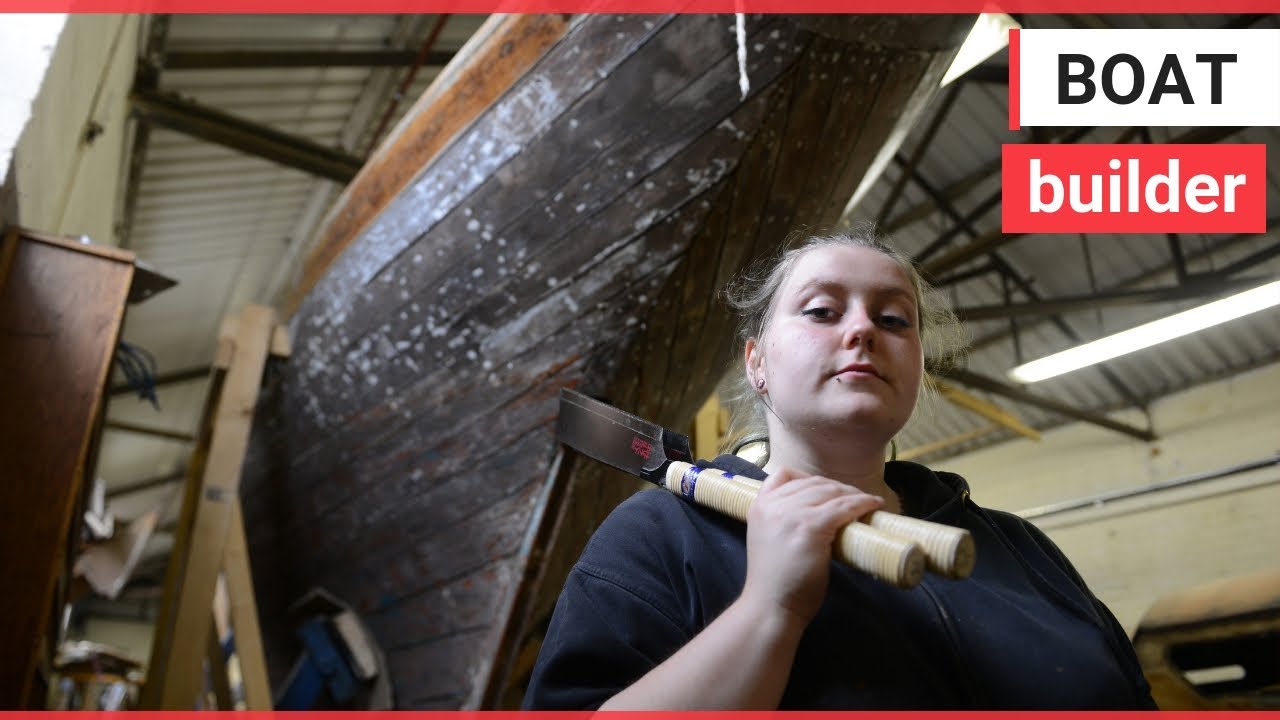 Woman has become Scotland&rsquo;s first modern apprentice - for boat building | SWNS TV