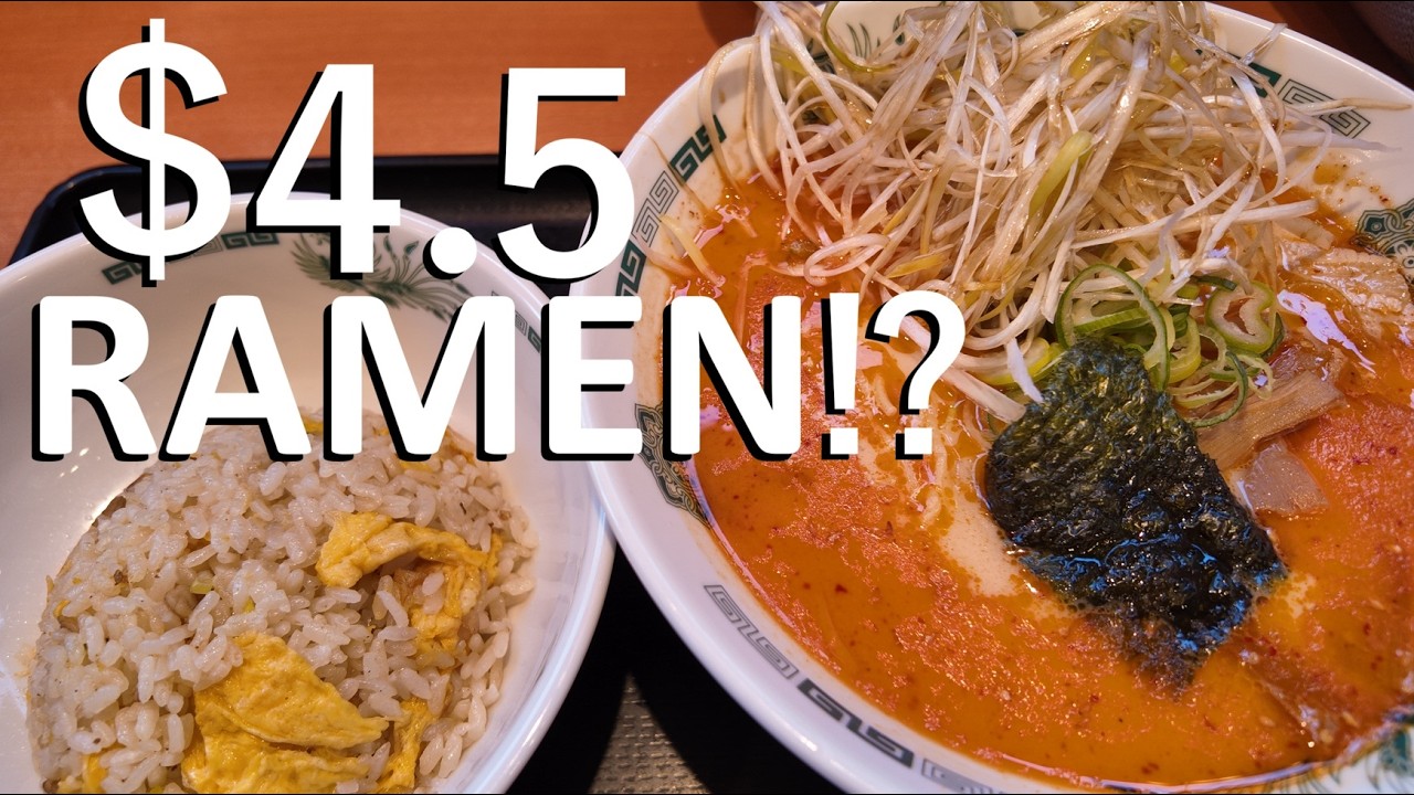 $4.5 Ramen in Tokyo!? Trying Japan's Famous Chain Hidakaya