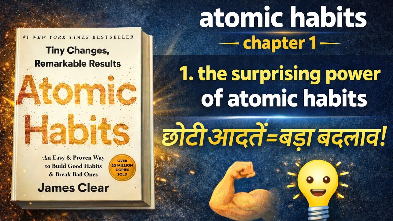 Atomic Habits Chapter 1 | The Surprising Power Of Atomic Habits Explain in Hindi | BookXplainer