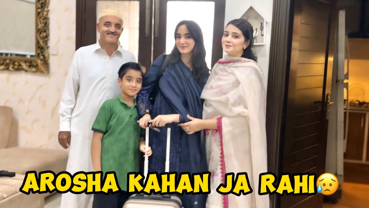 Arosha kahan ja rahi hai🫣-Bachay itni jaldi baray ho jatay hai😥