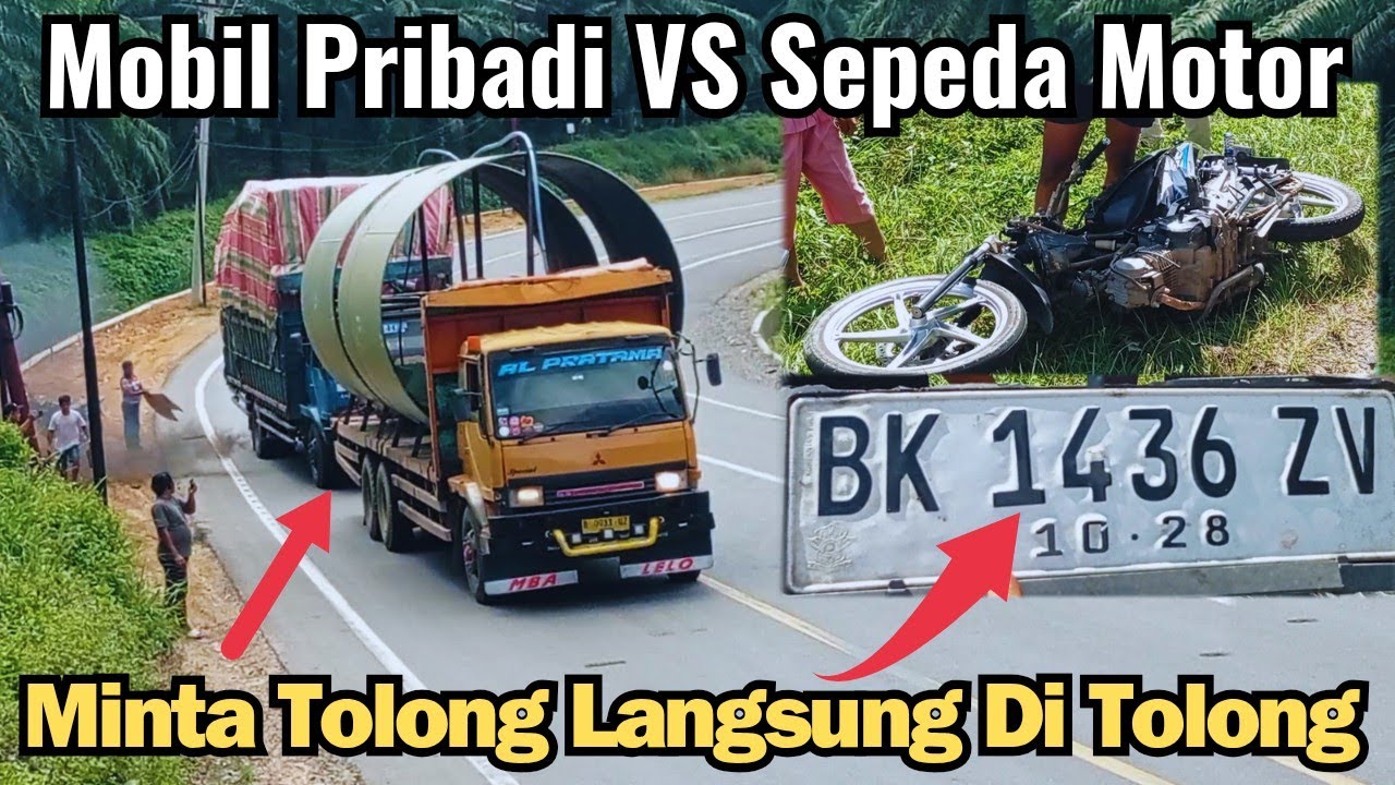 Diberi Uang Terimakasih Di Tolak Plat Mobil Tabrak Lari Tertinggal Di TKP