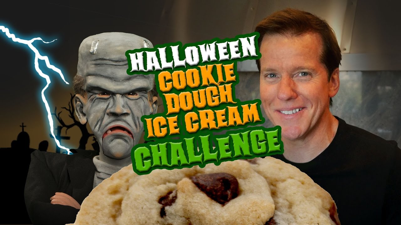 HALLOWEEN Cookie Dough Ice Cream CHALLENGE! | JEFF DUNHAM