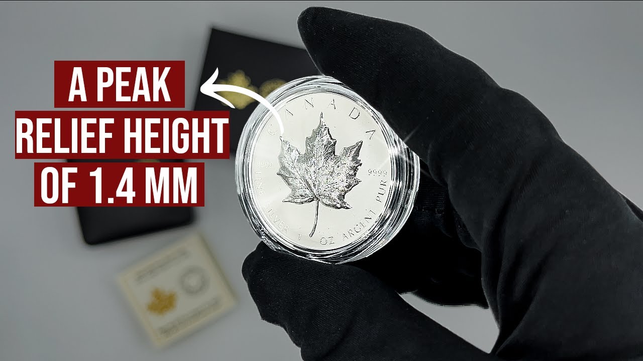 EXTREME HIGH Relief 1-oz Silver Maple Leaf