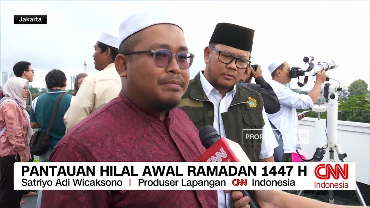 Pantauan Hilal Awal Ramadan 1447 H di Jakarta
